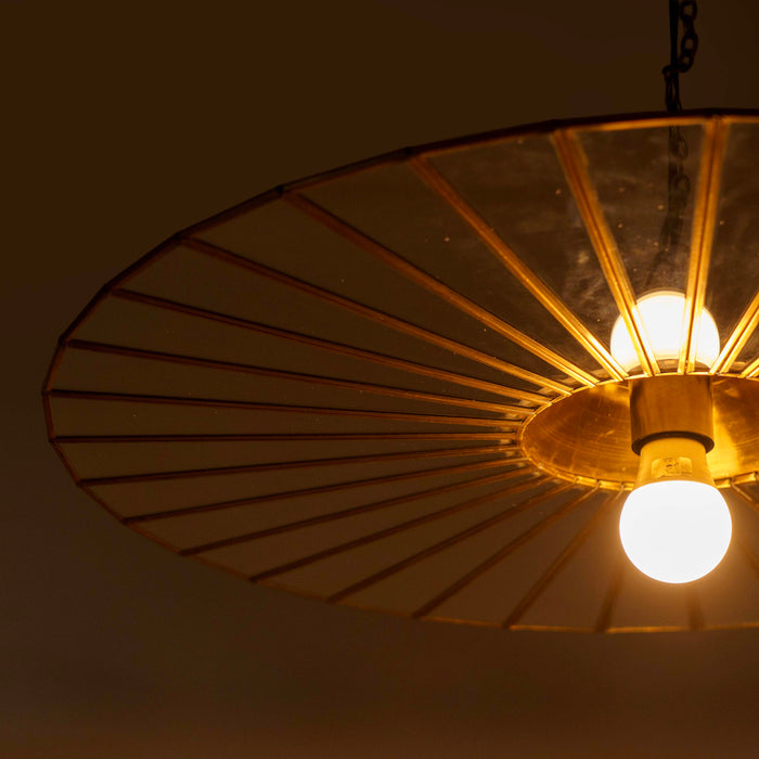 Circular Wheel Pendant Light
