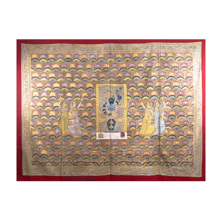 SHRI NATHJI MALKACH TIPARA SWAROOP PICHWAI PAINTING