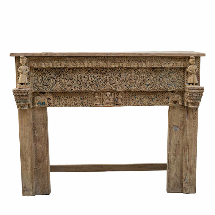 Farah Teak And Mango Wooden Console Table