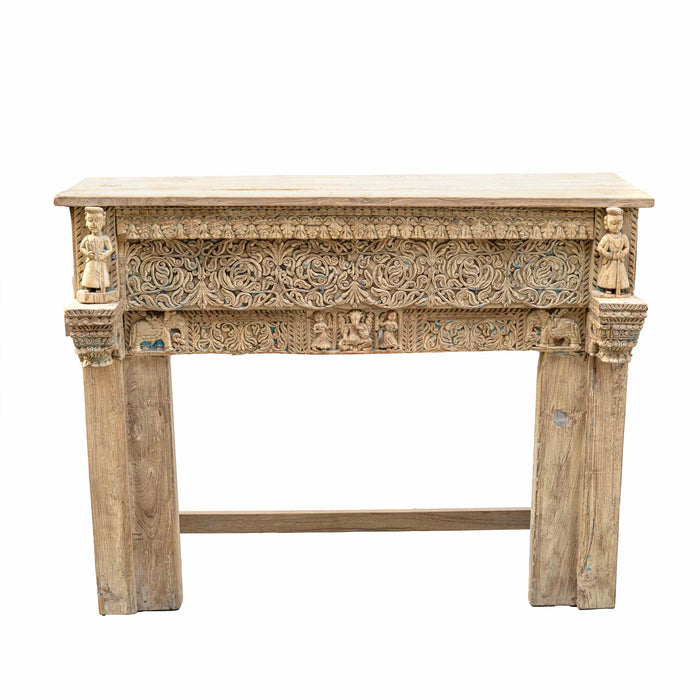 Farah Teak And Mango Wooden Console Table