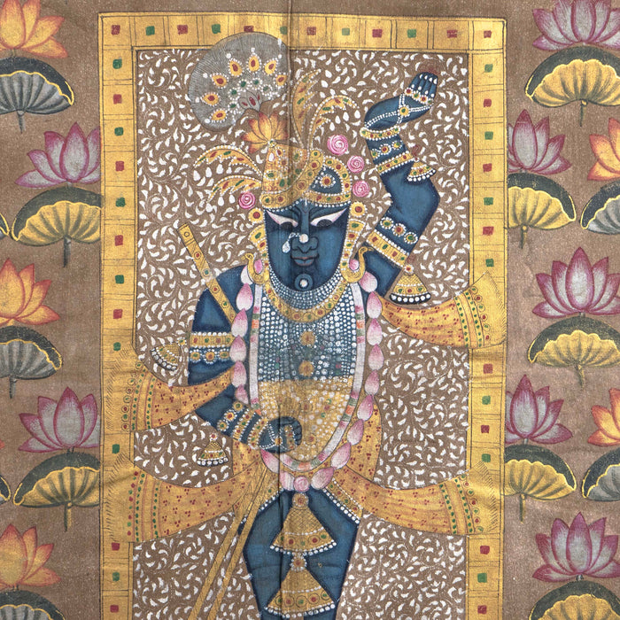 SHRI NATHJI MALKACH TIPARA SWAROOP PICHWAI PAINTING