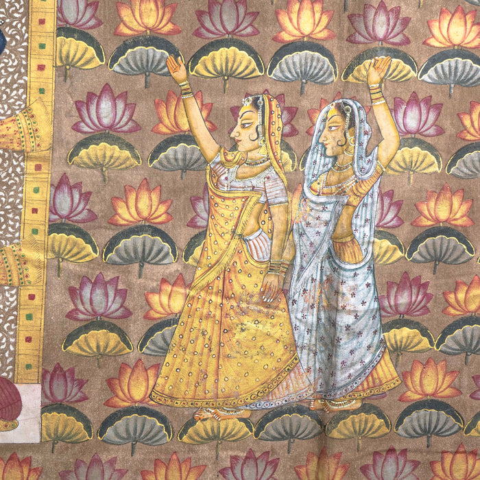 SHRI NATHJI MALKACH TIPARA SWAROOP PICHWAI PAINTING