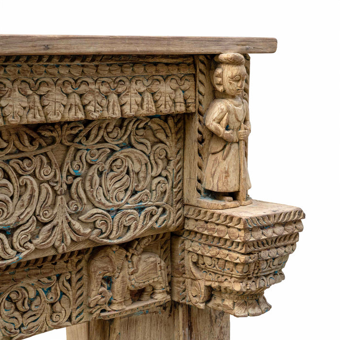 Farah Teak And Mango Wooden Console Table