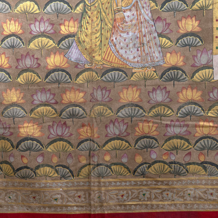 SHRI NATHJI MALKACH TIPARA SWAROOP PICHWAI PAINTING