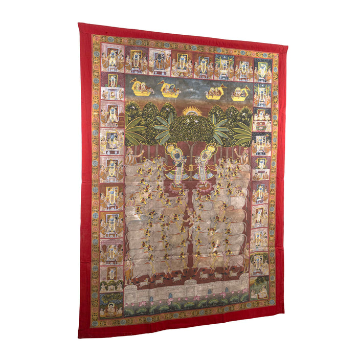 SHRI GOPASHTAMI LEELA AND SHRI DAADU UTSAV PICHWAI PAINTING