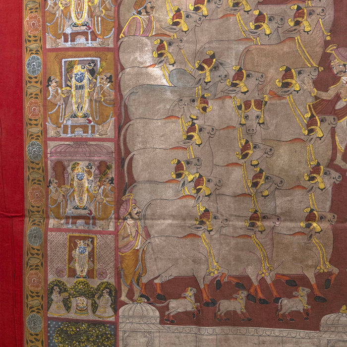 SHRI GOPASHTAMI LEELA AND SHRI DAADU UTSAV PICHWAI PAINTING
