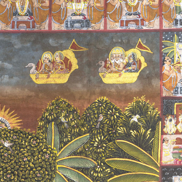 SHRI GOPASHTAMI LEELA AND SHRI DAADU UTSAV PICHWAI PAINTING