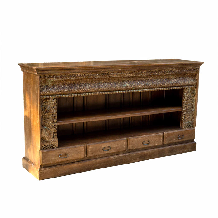 Basar Teak And Mango Wood Side Board