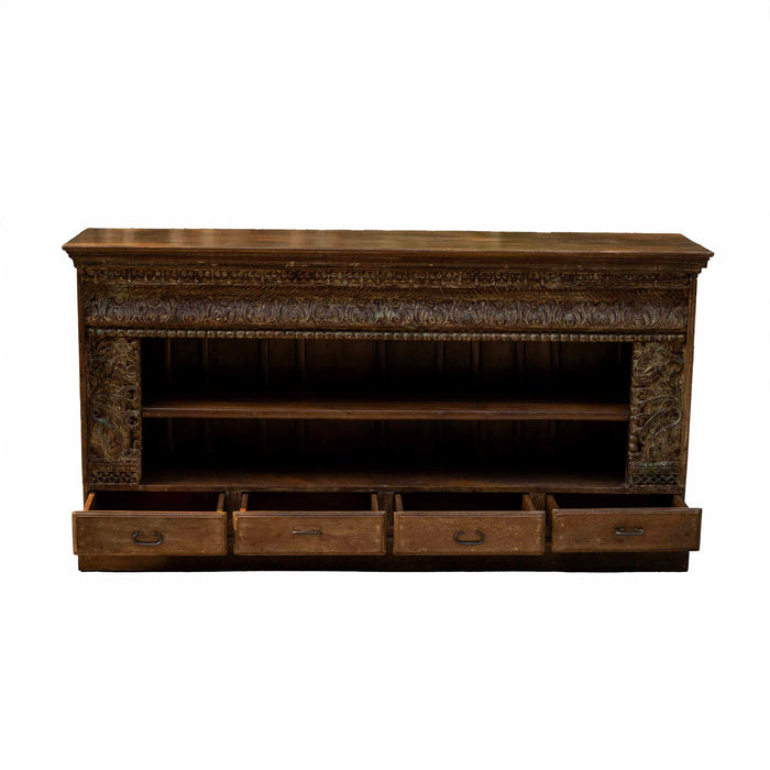 Basar Teak And Mango Wood Side Board