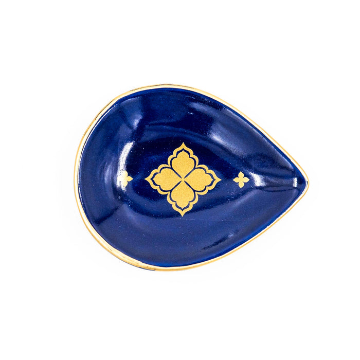 Nera Saaki Navy Diya (Set of 4)