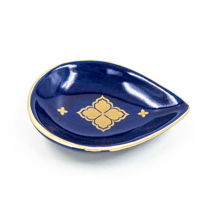 Nera Saaki Navy Diya (Set of 4)