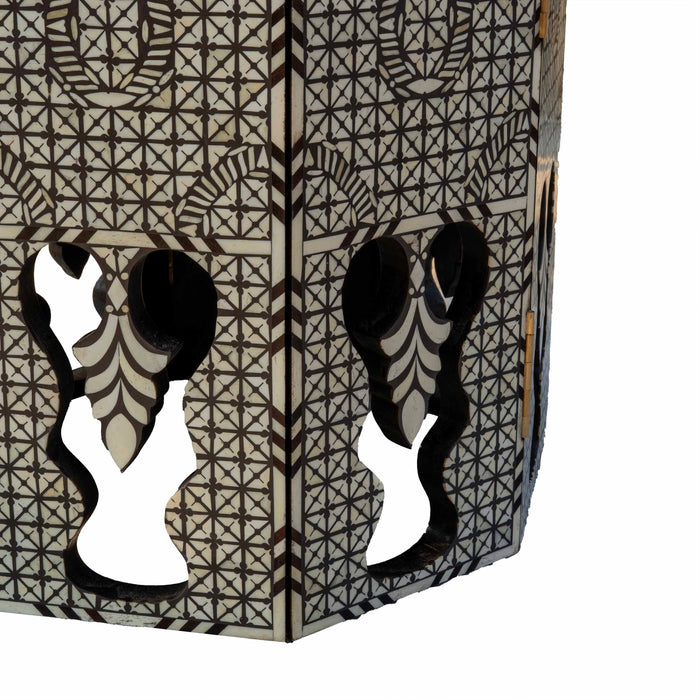 Qasr Mango And Bone Side Table - Medium