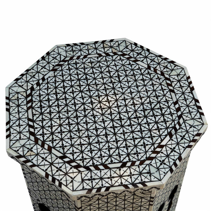 Qasr Mango And Bone Side Table - Small