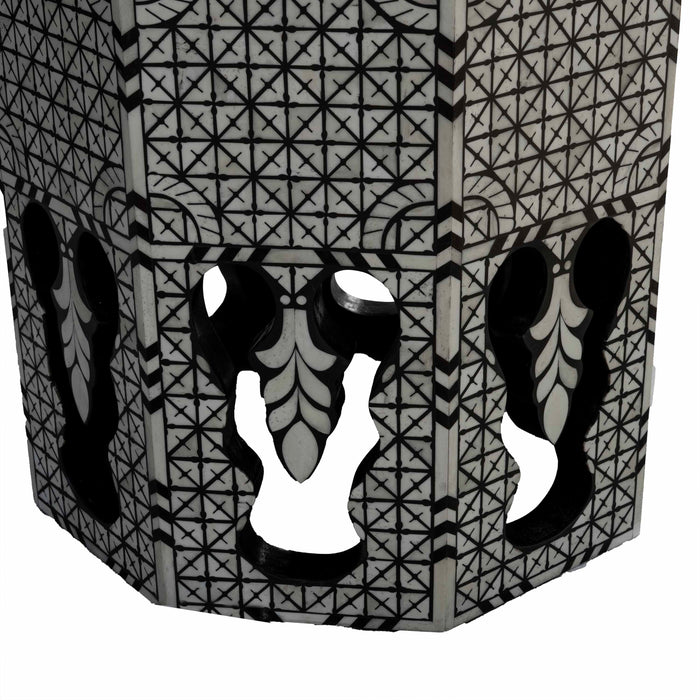 Qasr Mango And Bone Side Table - Small