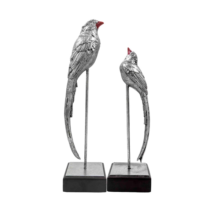 Vintage Birds Silver