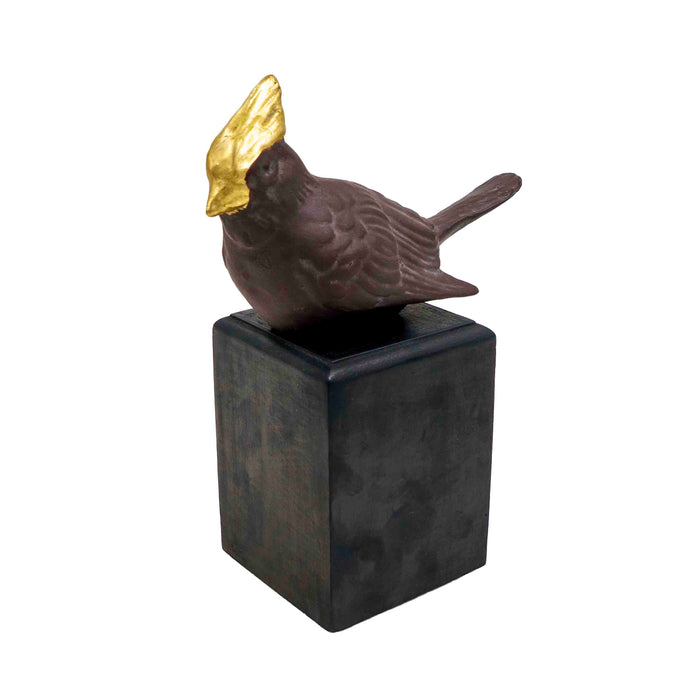 Woodpecker Decor Accent - Brown