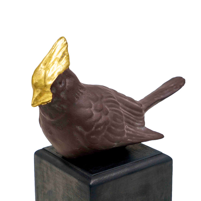 Woodpecker Decor Accent - Brown