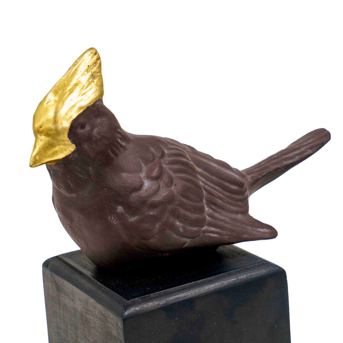 Woodpecker Decor Accent - Brown