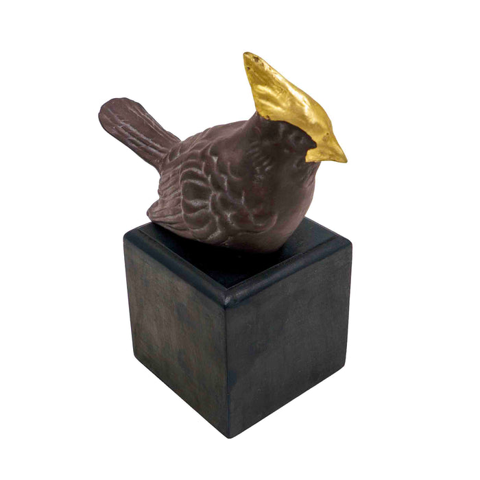 Woodpecker Decor Accent - Brown