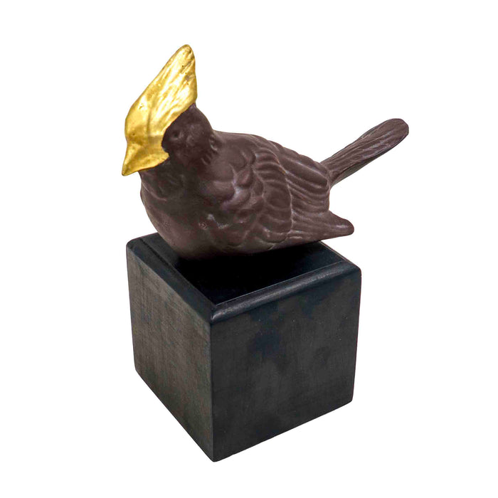 Woodpecker Decor Accent - Brown