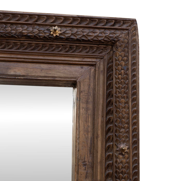 Likha Teak Wood Mirror