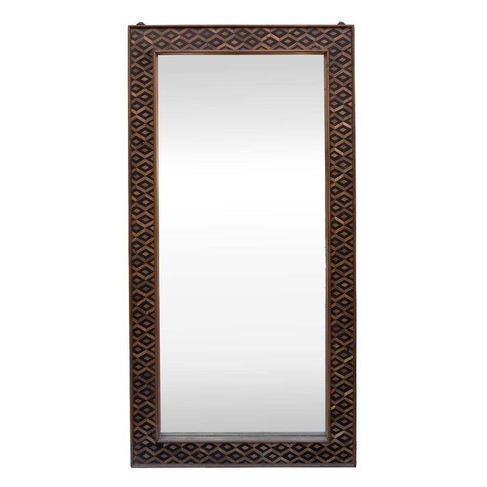 Naqsh Teak Wood Mirror