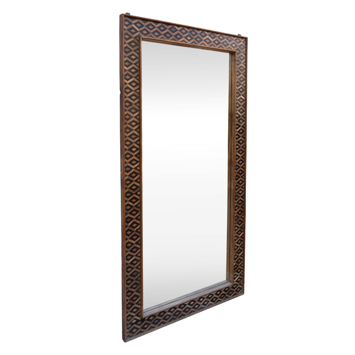 Naqsh Teak Wood Mirror