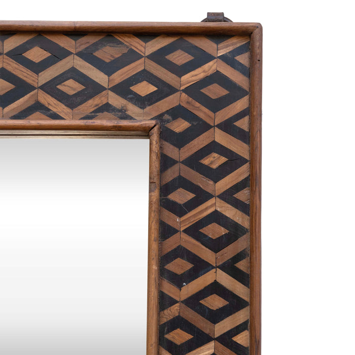 Naqsh Teak Wood Mirror