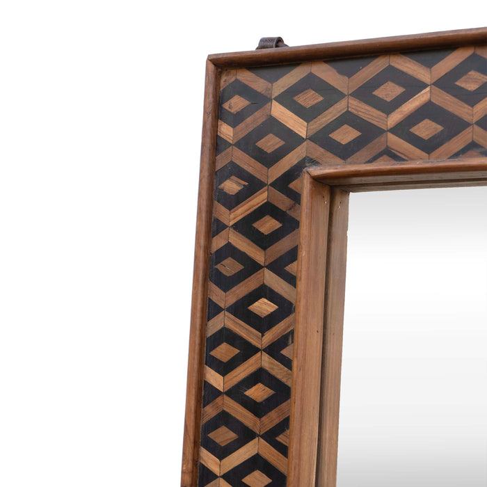 Naqsh Teak Wood Mirror