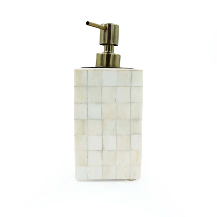 MOP Soap Dispenser White and Gold