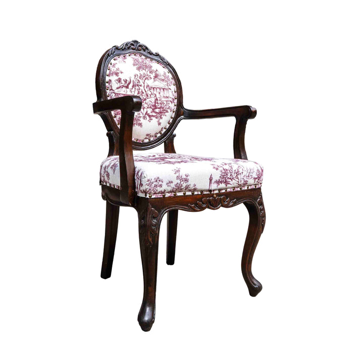 Heritage Crest Accent Chair