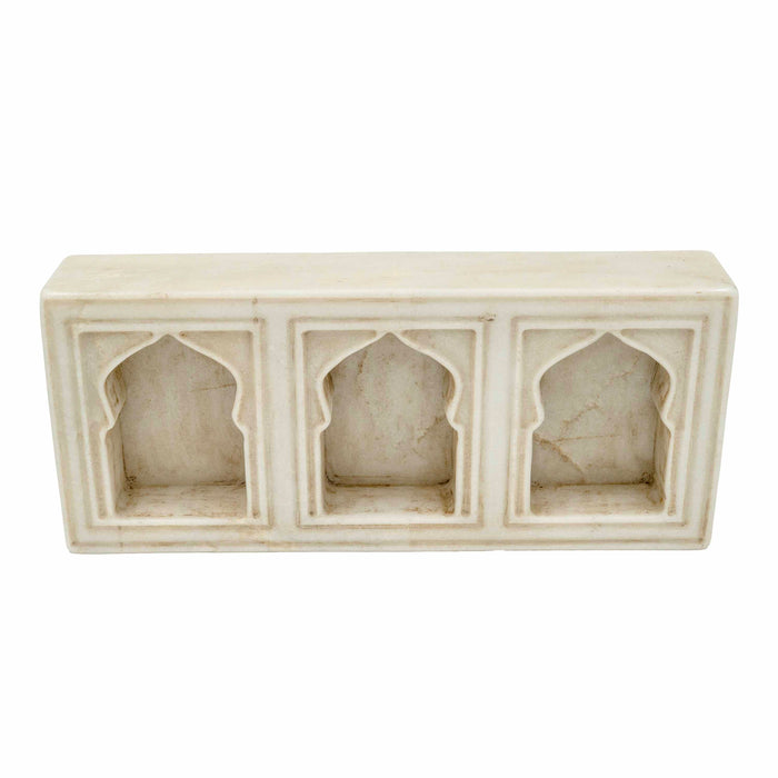 Saraab 3 Marble T-Light Stand - Large