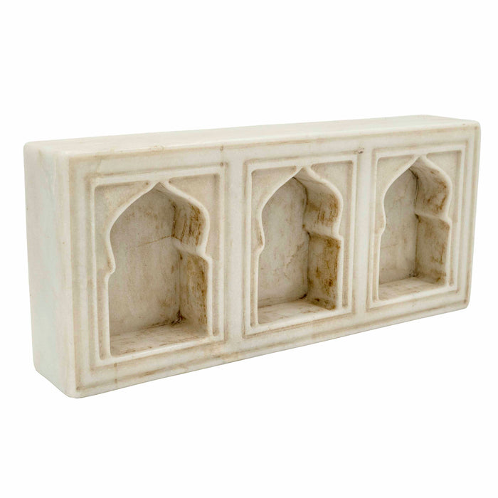 Saraab 3 Marble T-Light Stand - Large