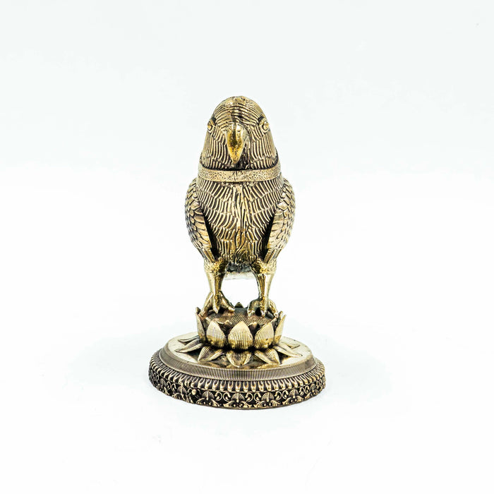 Antique Brass Parrot Artefact