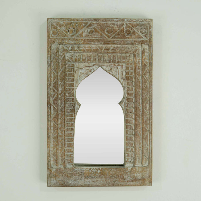 Mirari White Distressed Mirror