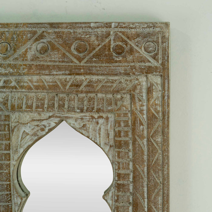 Mirari White Distressed Mirror