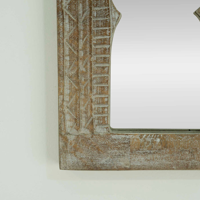 Mirari White Distressed Mirror
