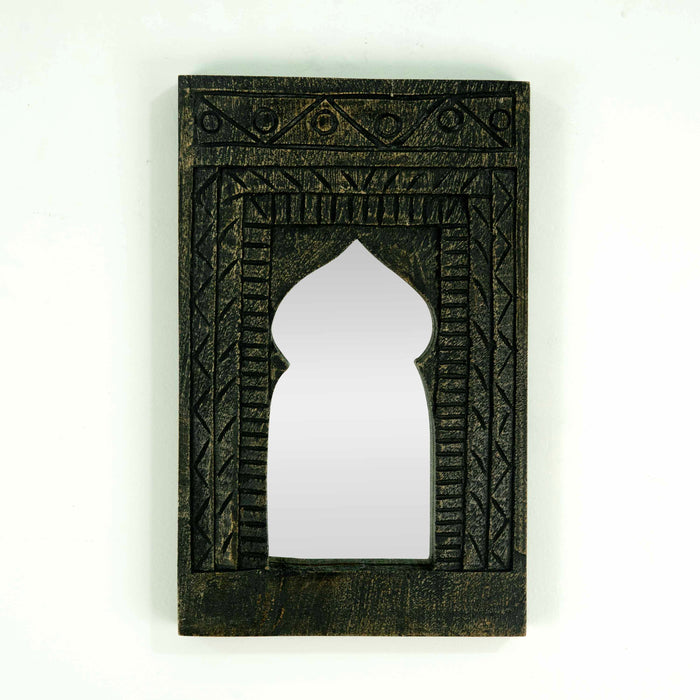 Mirari Black Distressed Mirror