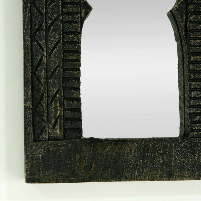 Mirari Black Distressed Mirror