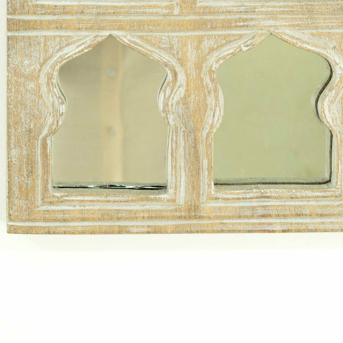 Rouhi White Distressed Mirror