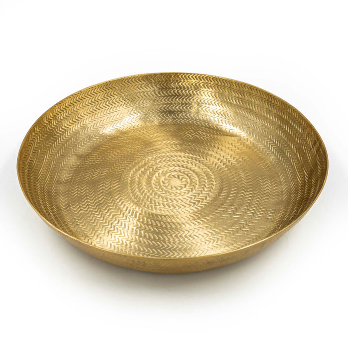 Ukeerna Urli Etched Brass Plate (14 In)