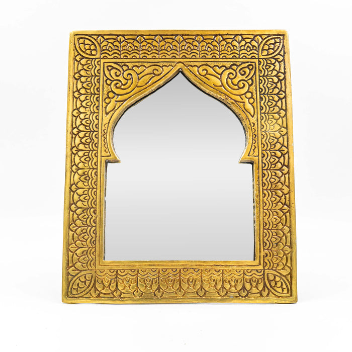 Taziri Brass Table Mirror