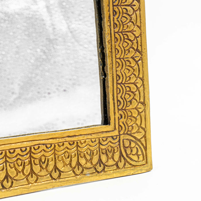 Taziri Brass Table Mirror