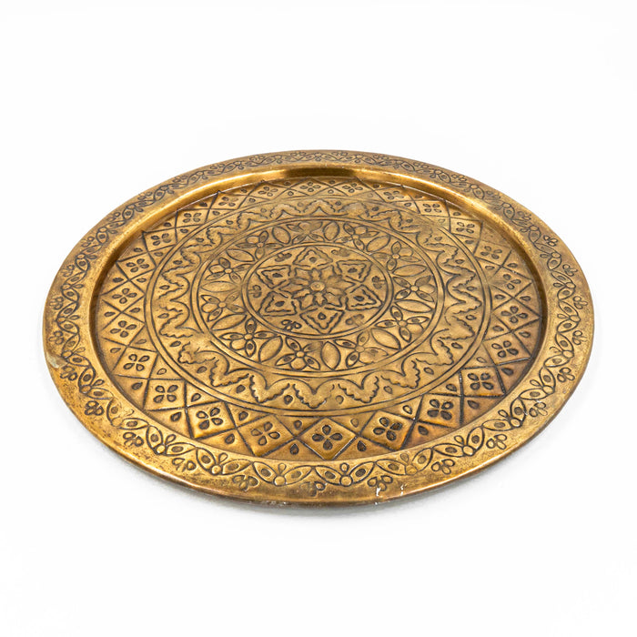 Tizmat Antique Brass Tray