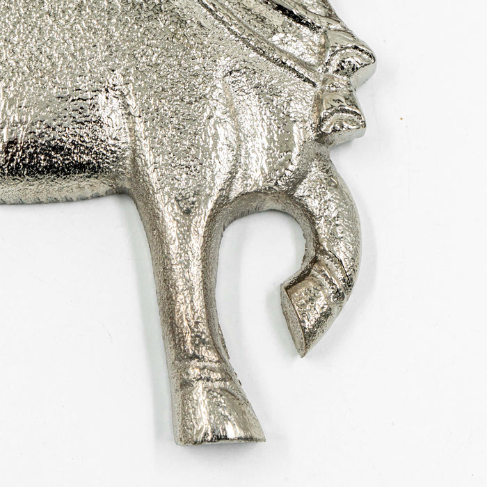 Pichwai Cow Wall Decor - Silver