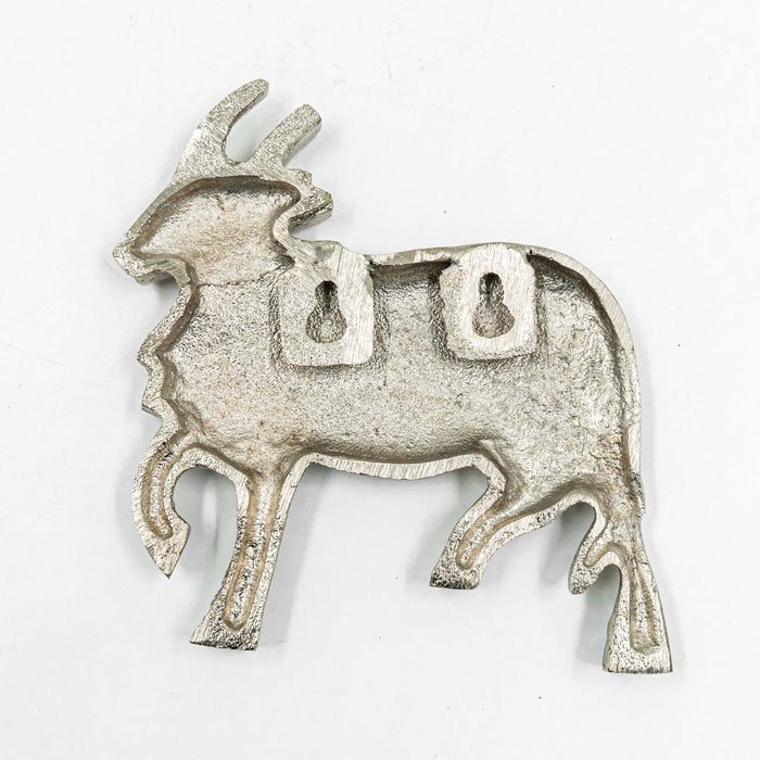 Pichwai Cow Wall Decor - Silver