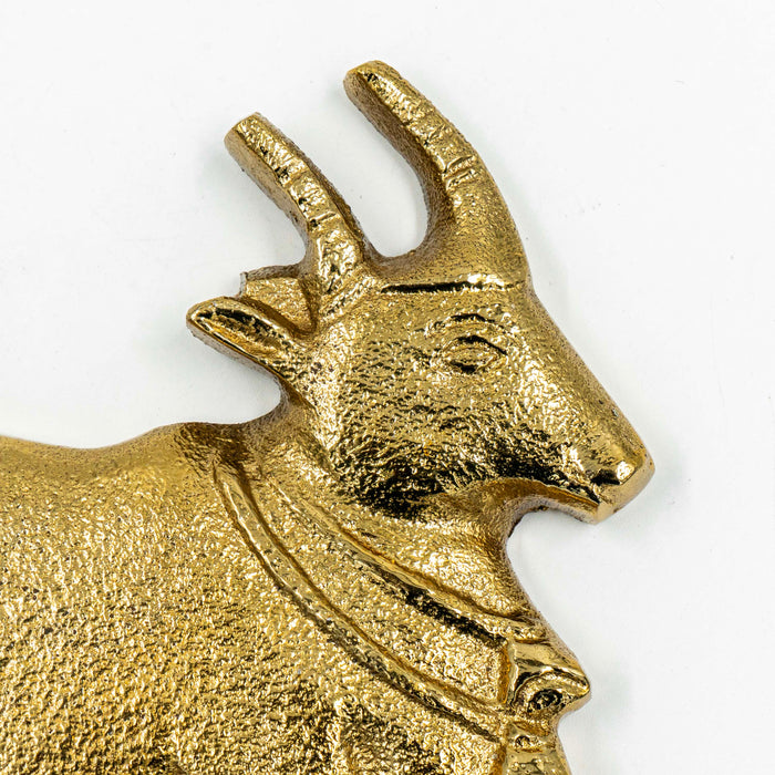 Pichwai Cow Wall Decor - Gold