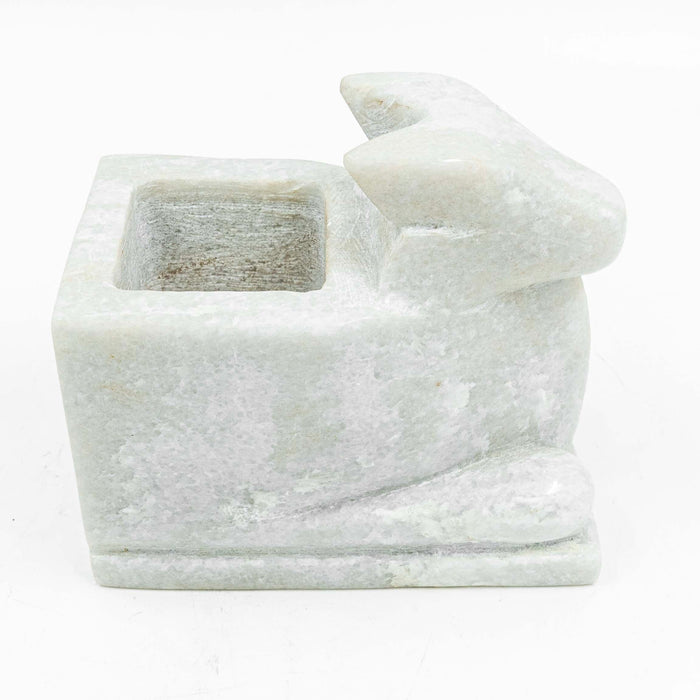 Nandi White Marble Planter