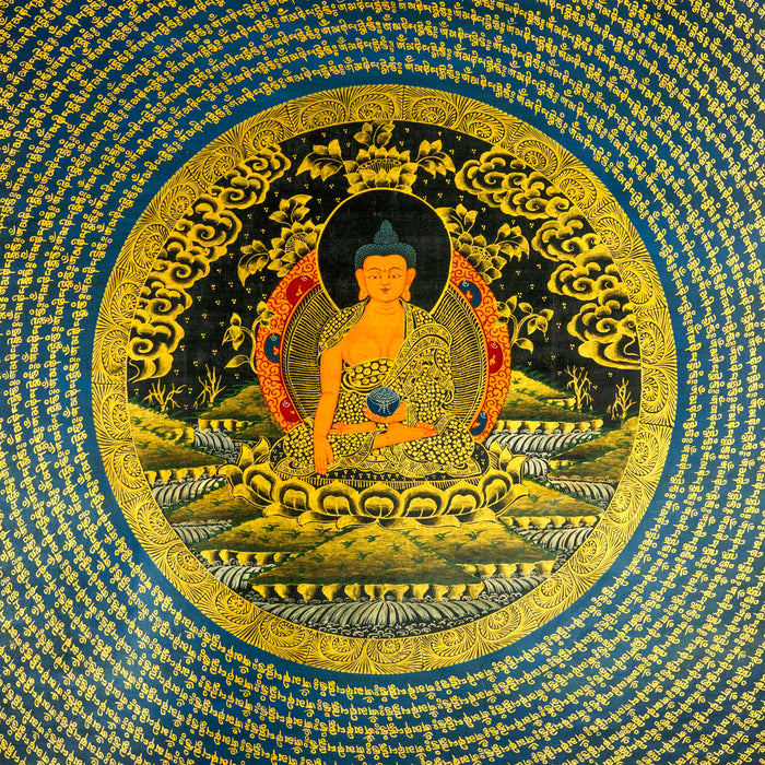 Buddha Mantra Mandala Painting