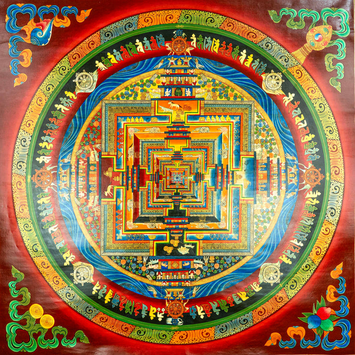 Kala Chakra Mandala Painting